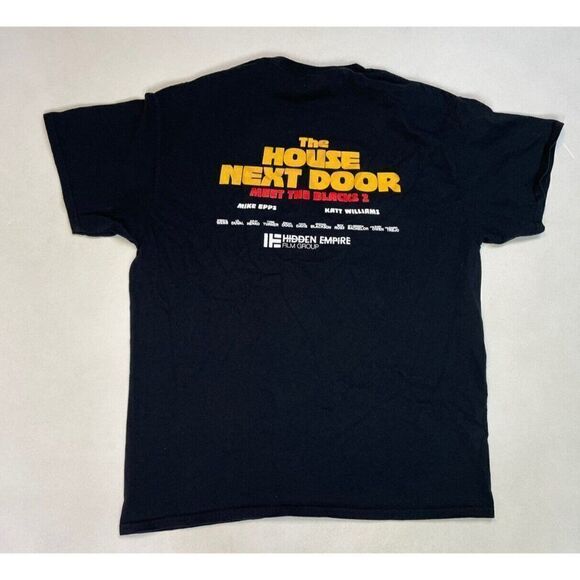 The House Next Door Meet The Blacks 2 Movie Promo Graphic T-shirt Men Large - Picture 3 of 6